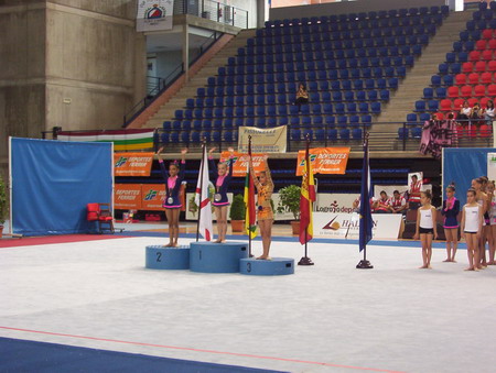 Nerea recibe la Medalla de Bronce